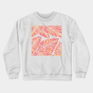 Pink Banana Leaves Crewneck Sweatshirt